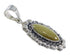 Southwestern Authentic Sterling Silver And Turquoise Pendant RX54482